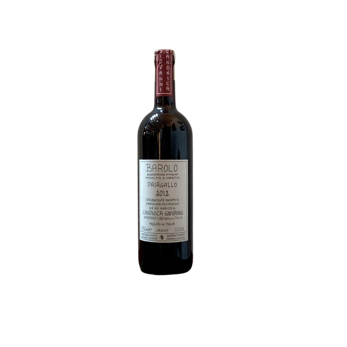 Barolo 2012 Giovanni Canonica Paiagallo DOCG