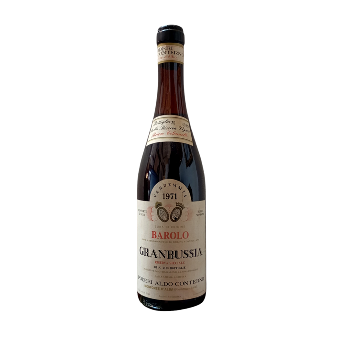 Barolo 1971 Aldo Conterno Gran Bussia DOCG